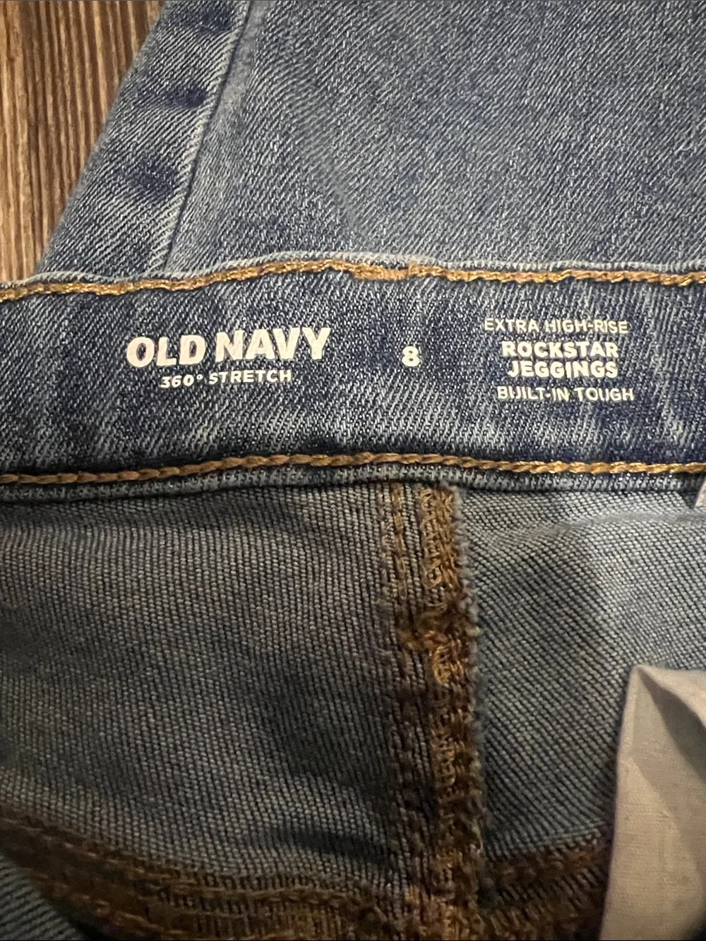 Old Navy Ripped Skinny Jeans - Light Blue Wash